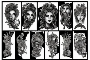 The slaying of Medusa tattoo idea