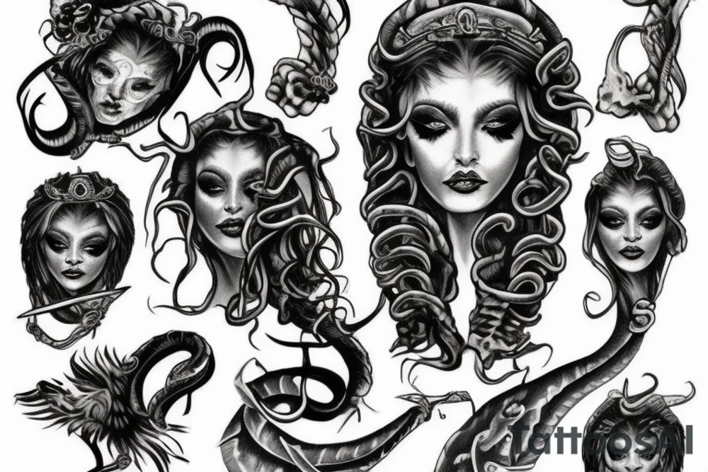 The slaying of Medusa tattoo idea