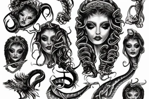 The slaying of Medusa tattoo idea