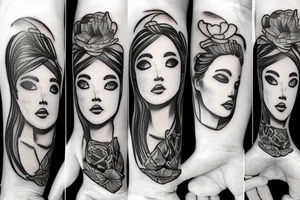 Falyn Marisa Brandon bracelet tattoo idea
