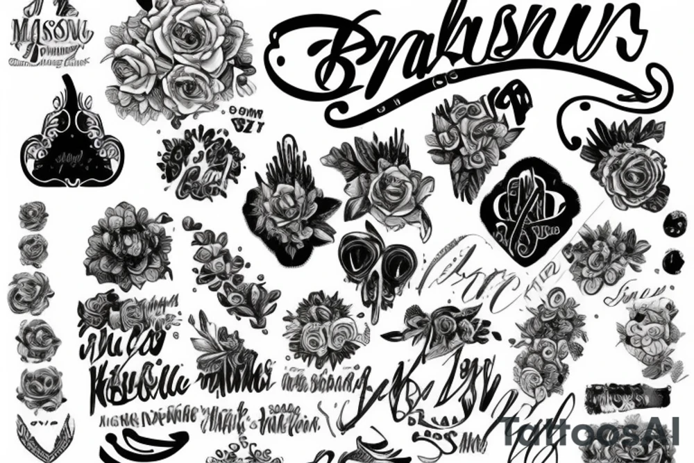 Falyn Marisa Brandon bracelet tattoo idea