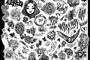Falyn Marisa Brandon bracelet tattoo idea