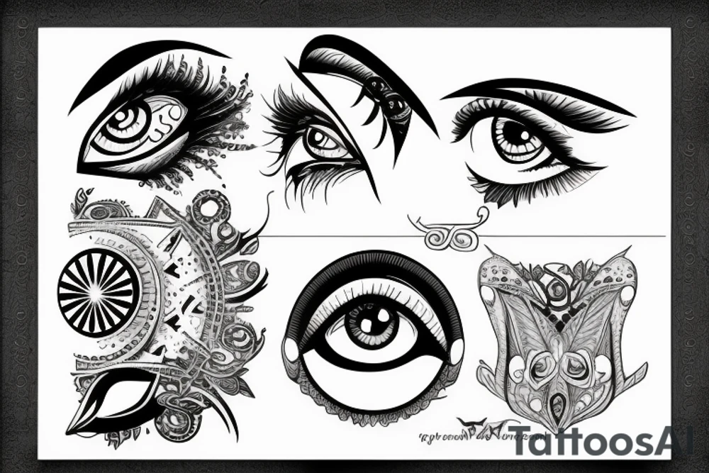 Eyes tattoo idea