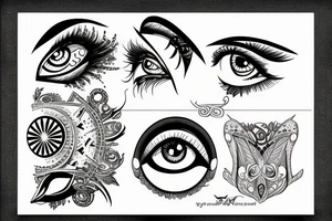 Eyes tattoo idea