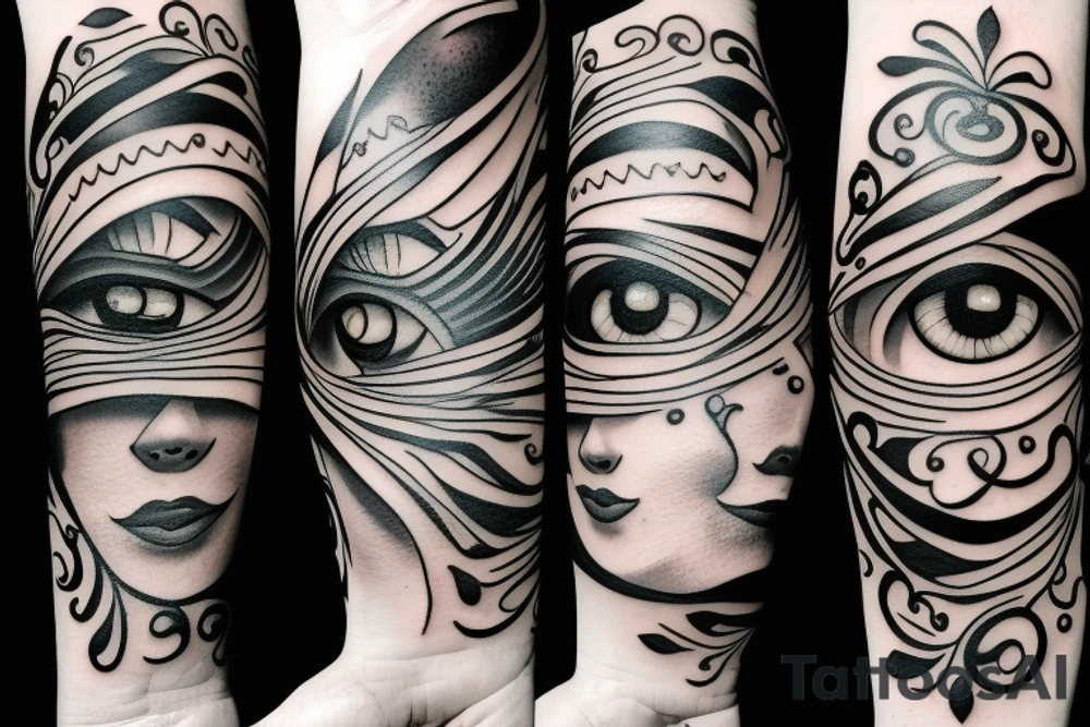 Eyes tattoo idea