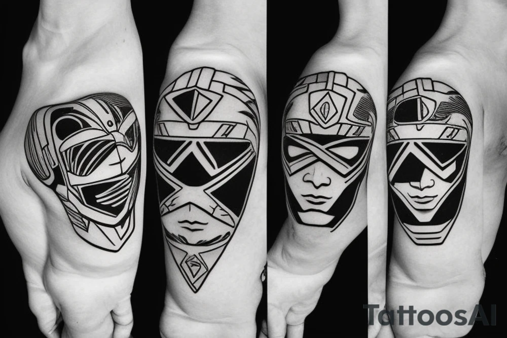 Power rangers Green ranger power coin tattoo idea