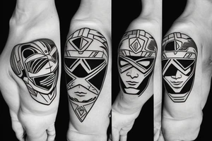 Power rangers Green ranger power coin tattoo idea