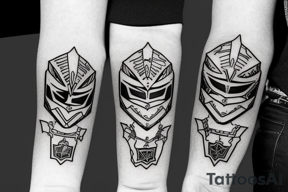 Green ranger power coin tattoo idea