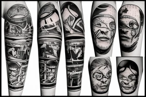 addict on a basketball tattoo idea