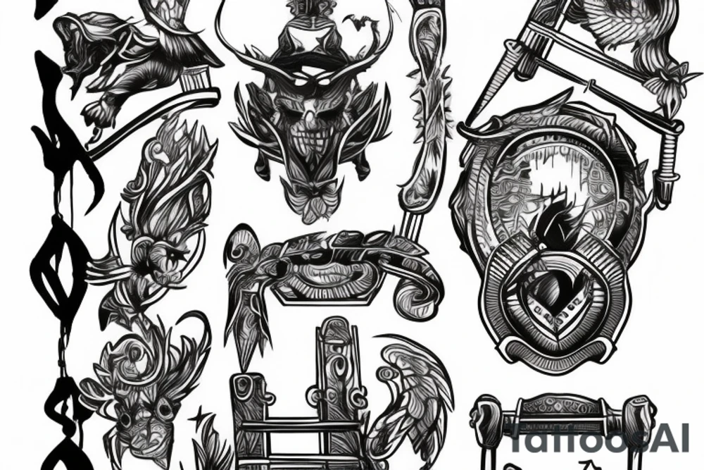 Ladders of Supremacy kework tattoo idea