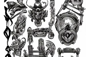 Ladders of Supremacy kework tattoo idea