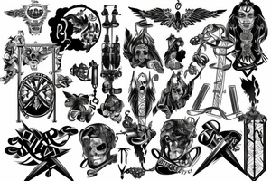 Ladders of Supremacy kework tattoo idea