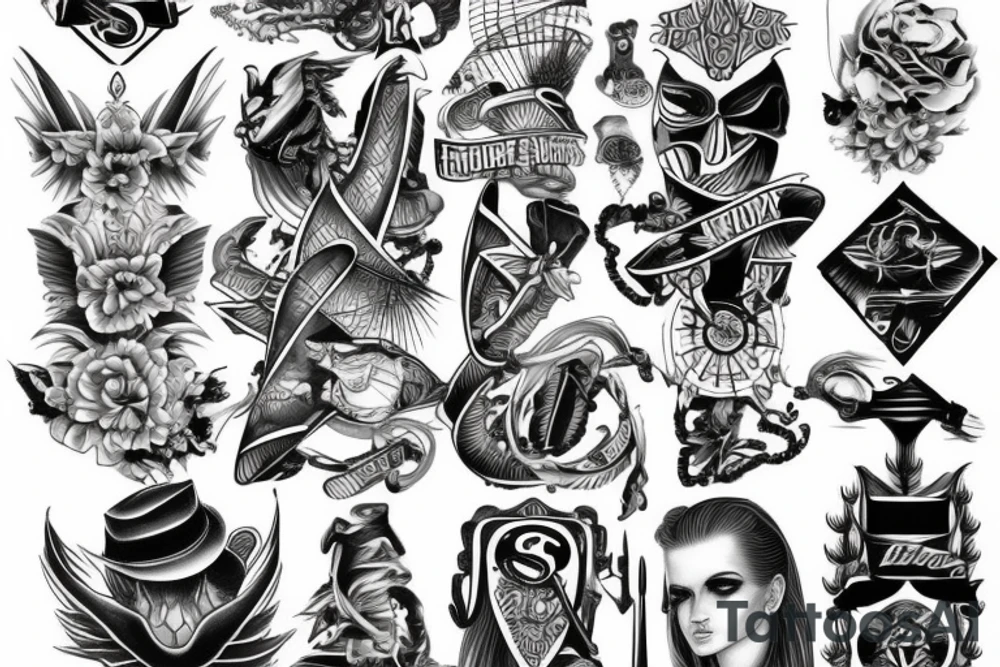 Ladders of Supremacy kework tattoo idea
