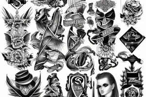 Ladders of Supremacy kework tattoo idea
