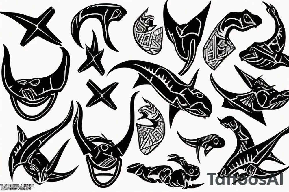 hammerhead tattoo idea