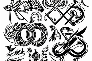 Durandeu logo, durandeu project logo, infinitum symbol tattoo idea