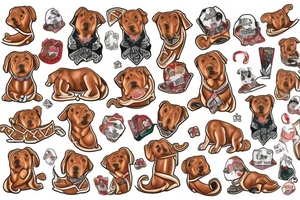 Vancouver bc
 gingerbread pitbulls, casino,
 manafestion, tattoo idea