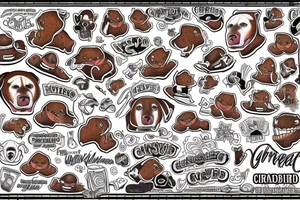 Vancouver bc
 gingerbread pitbulls, casino,
 manafestion, tattoo idea