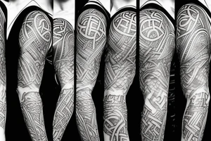norse mythology sleeve tattoo tattoo idea