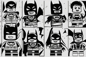 Lego batman tattoo idea