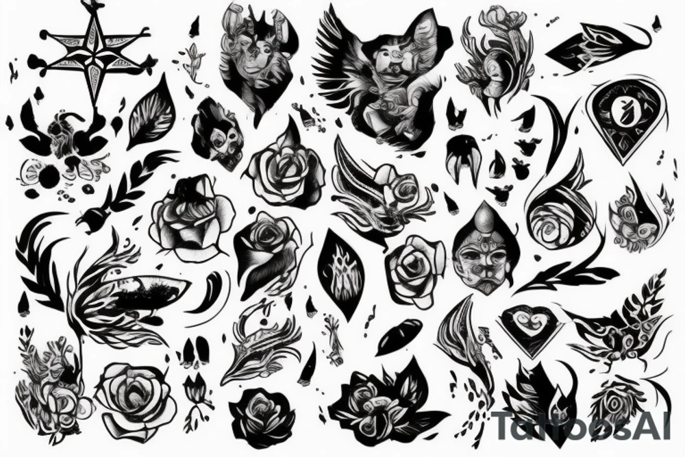 Самоедская лайка tattoo idea