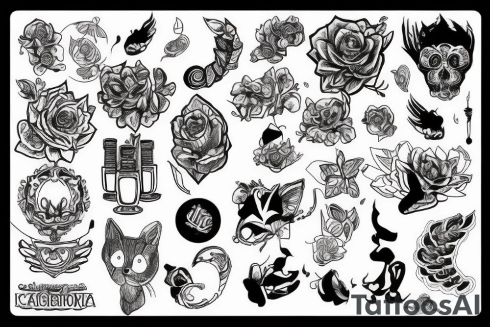 Самоедская лайка tattoo idea