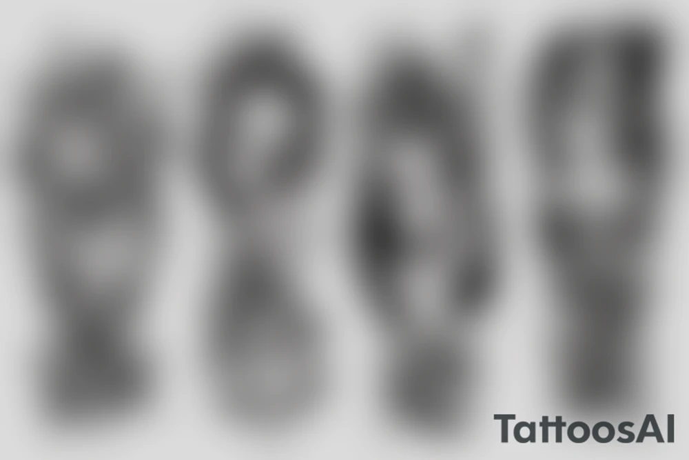 Милая собака tattoo idea