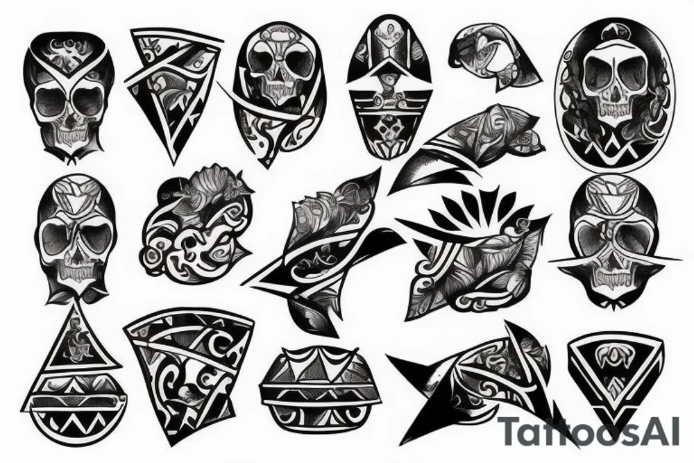 the shape of sardinia tattoo idea