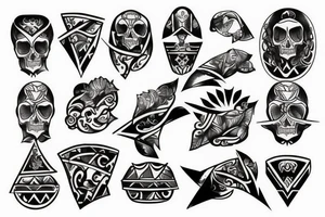 the shape of sardinia tattoo idea