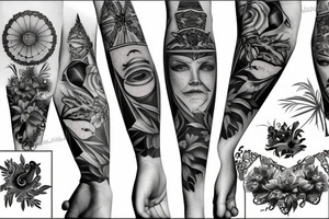 the shape of sardinia tattoo idea