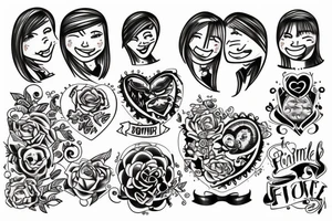 Cute Family Inspired Tattoo Picture Of Family tattoo idea