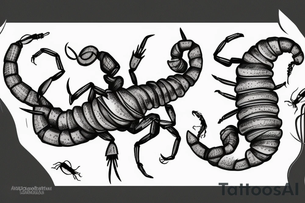 Scorpion forearm tattoo tattoo idea