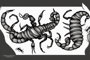 Scorpion forearm tattoo tattoo idea