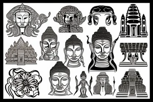 Angkor Wat tattoo idea