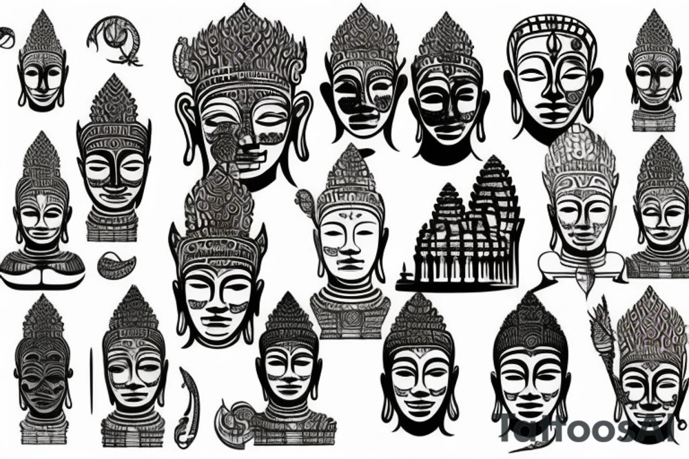 Angkor Wat tattoo idea