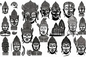 Angkor Wat tattoo idea