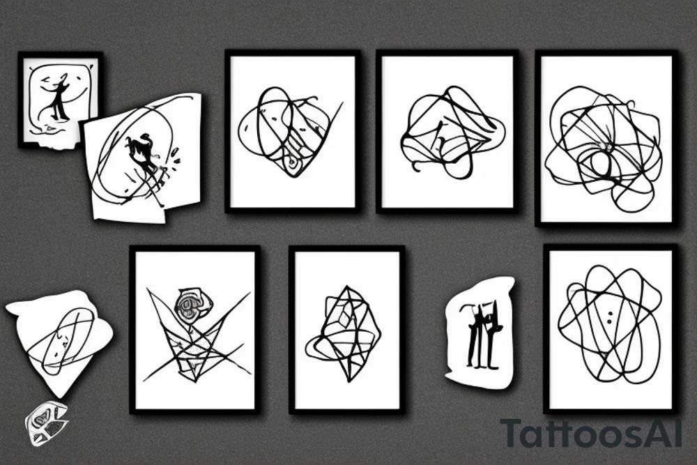 family a 3,abstract tattoo idea