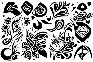 family a 3,abstract tattoo idea