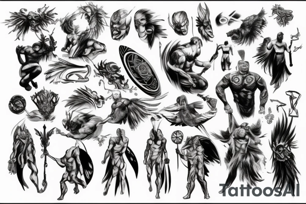 god of thunder tattoo idea