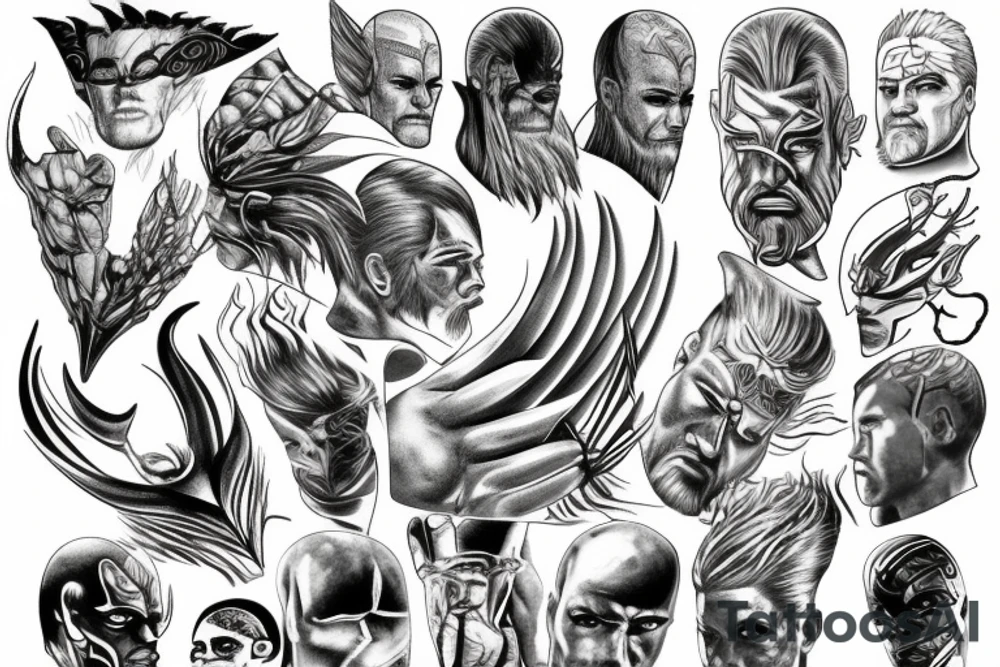 god of thunder tattoo idea