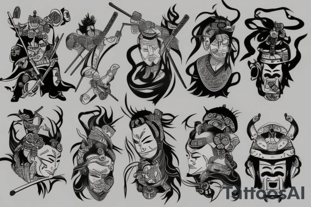 Samurai tattoo idea