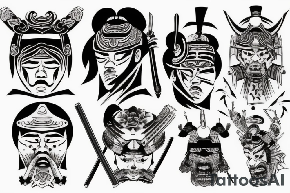 Samurai tattoo idea