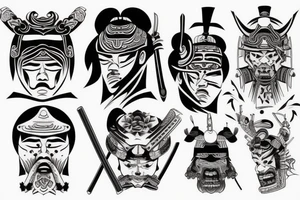 Samurai tattoo idea