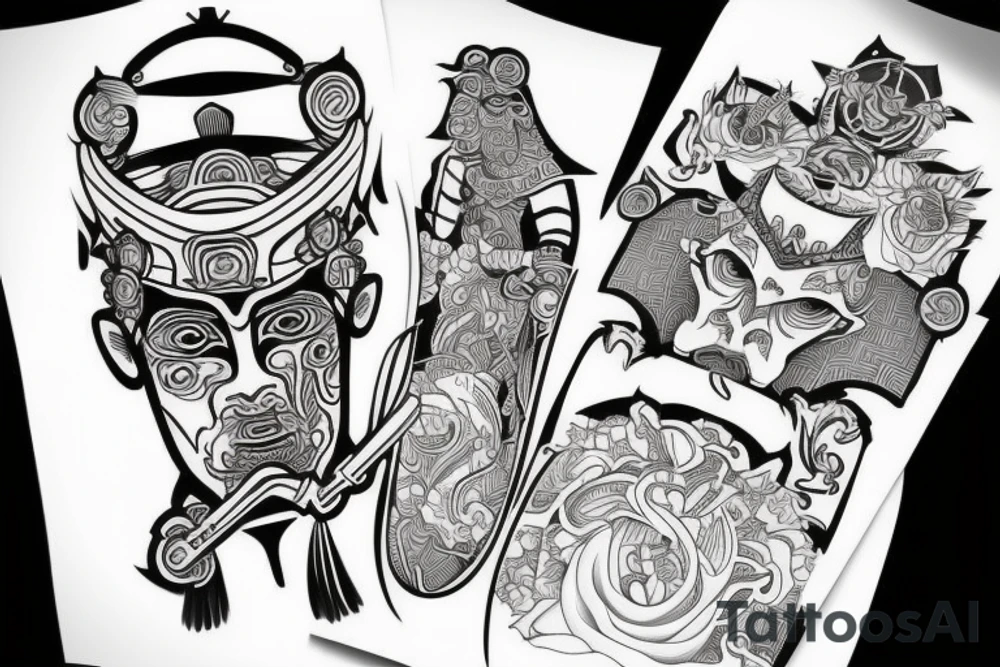 Samurai tattoo idea