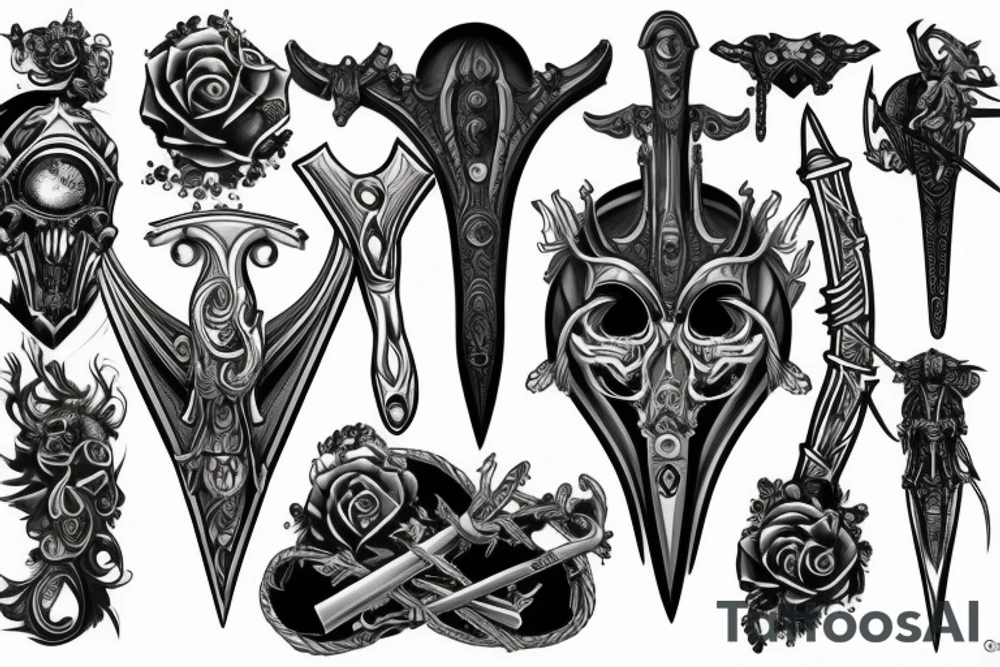 swords tattoo idea