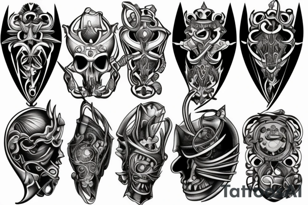swords tattoo idea