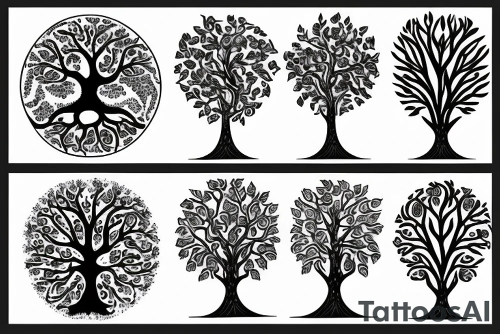 tree of life tattoo idea