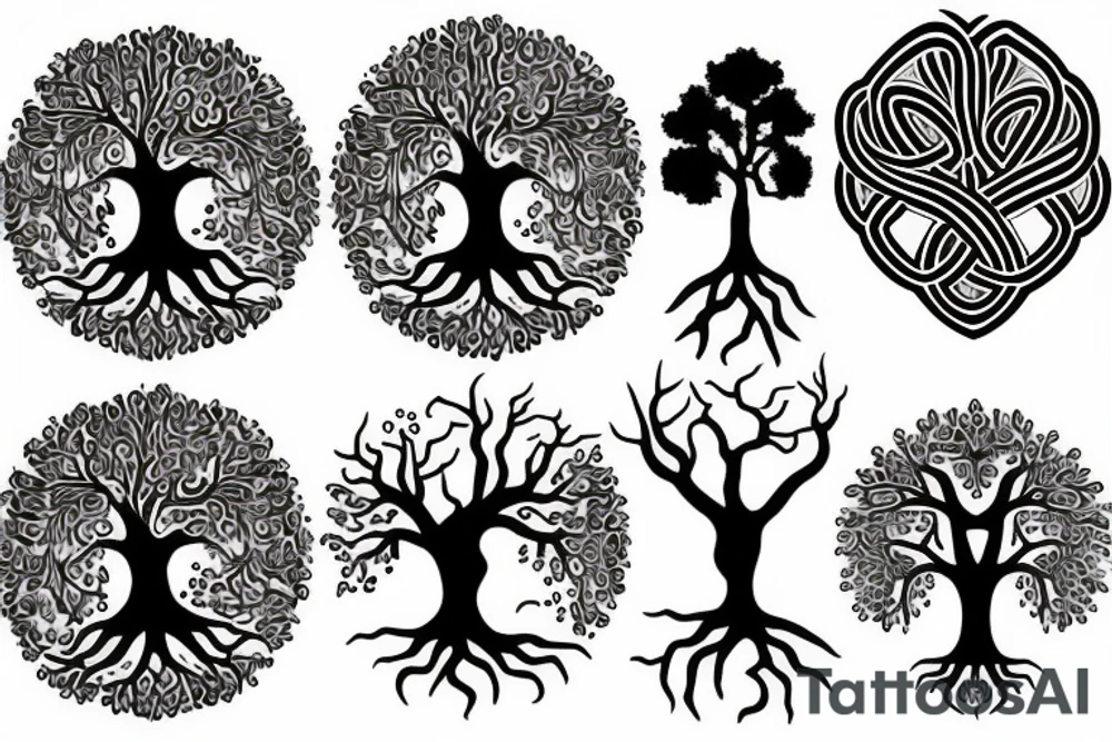 tree of life tattoo idea