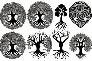 tree of life tattoo idea