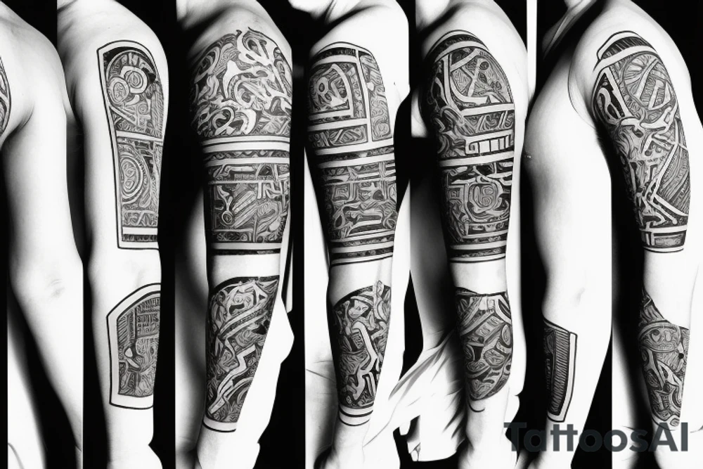tricep tattoo tattoo idea